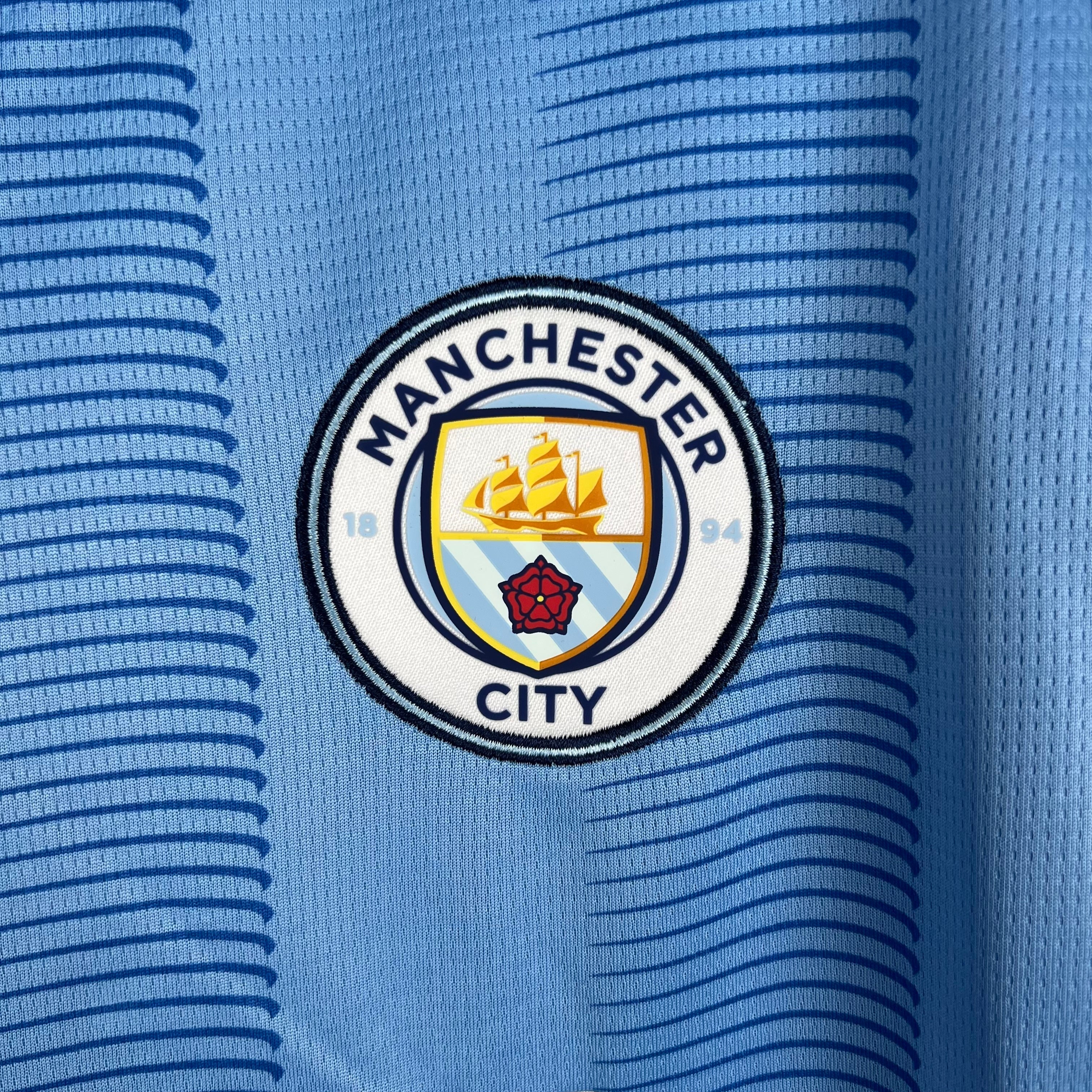 Camiseta Manchester City 2023-24 Manga Larga - Local