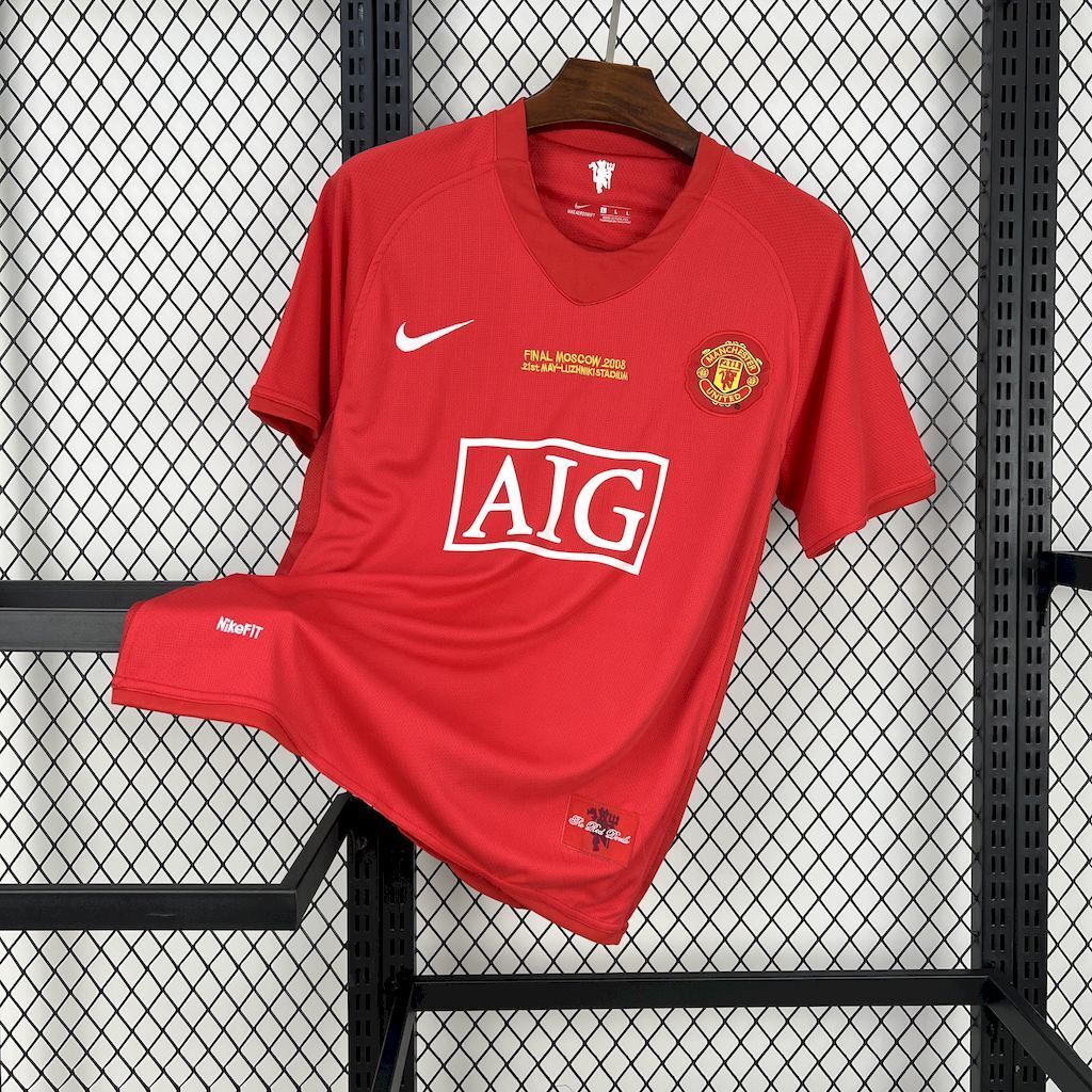 Camiseta Manchester United 2007-08 - Local - Retro
