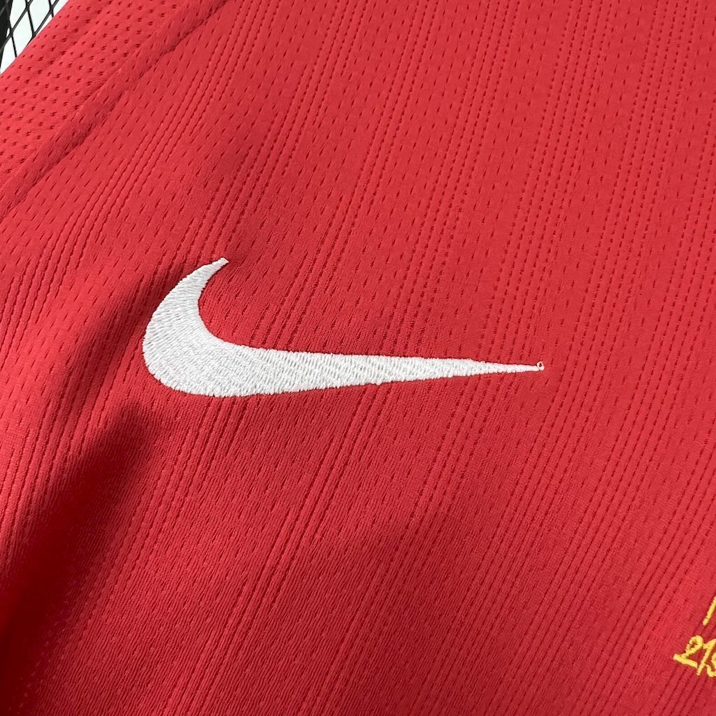 Camiseta Manchester United 2007-08 Manga Larga - Local - Retro