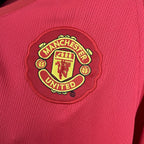 Camiseta Manchester United 2007-08 Manga Larga - Local - Retro