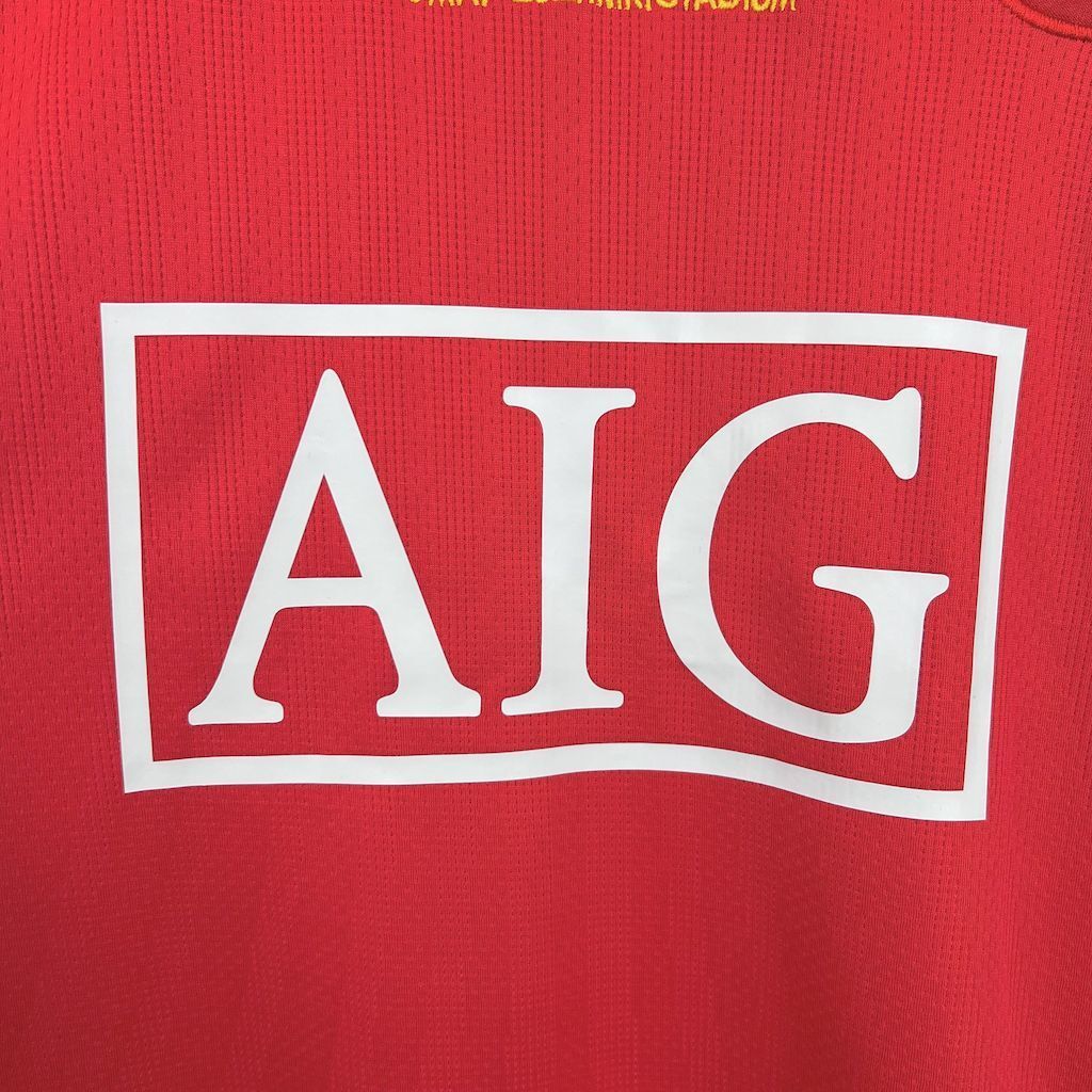 Camiseta Manchester United 2007-08 Manga Larga - Local - Retro