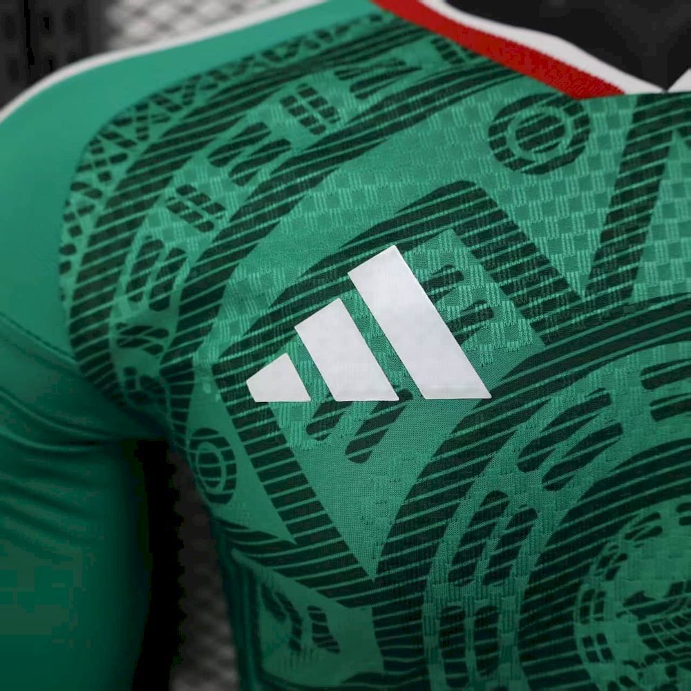 Camiseta México 2026 Versión Jugador - Manga Larga - Local