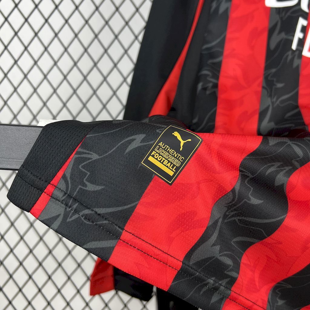 Camiseta AC Milan 2025-26 Manga Larga - Local