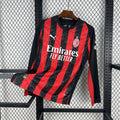 Camiseta AC Milan 2025-26 Manga Larga - Local