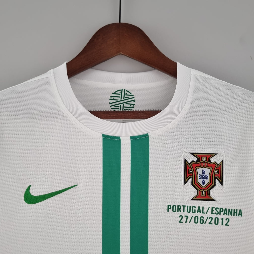 Camiseta Portugal 2012 Manga Larga - Visitante - Retro