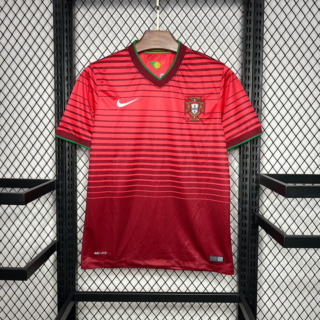 Camiseta Portugal 2014 - Local - Retro
