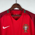 Camiseta Portugal 2016 Manga Larga - Local - Retro