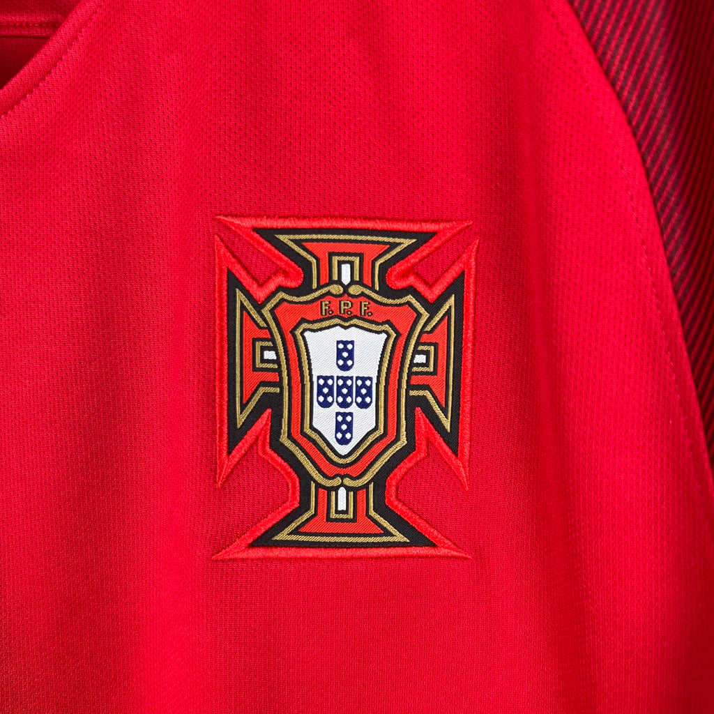 Camiseta Portugal 2016 Manga Larga - Local - Retro