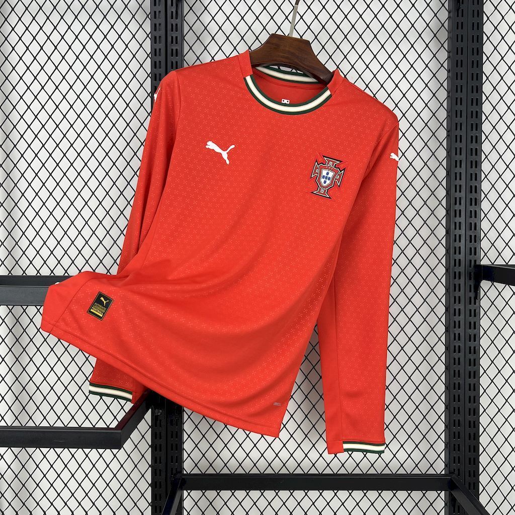 Camiseta Portugal 2025 Manga Larga - Local