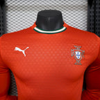 Camiseta Portugal 2025 Versión Jugador - Manga Larga - Local