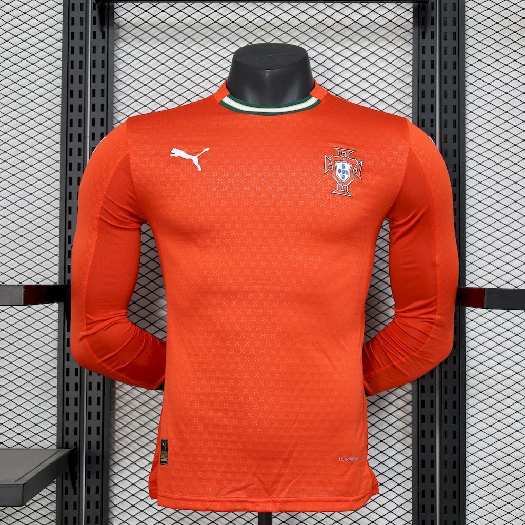 Camiseta Portugal 2025 Versión Jugador - Manga Larga - Local