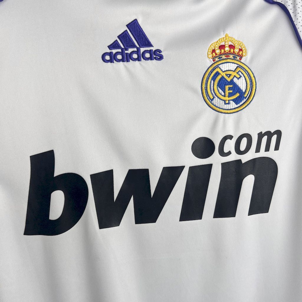 Camiseta Real Madrid 2007-08 - Local - Retro
