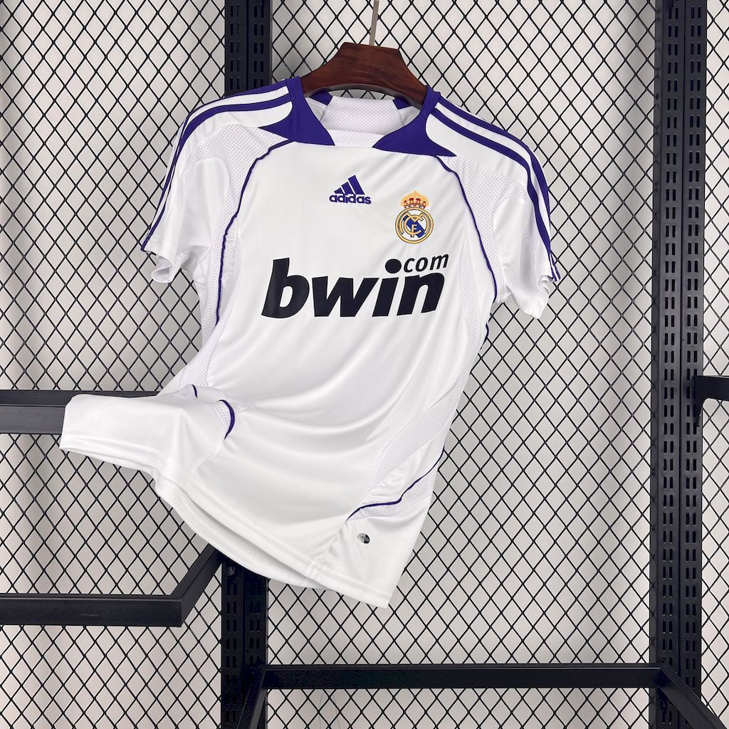 Camiseta Real Madrid 2007-08 - Local - Retro