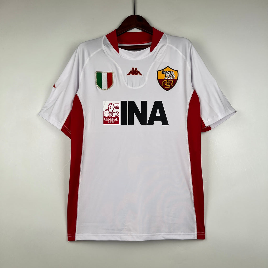 Camiseta Roma 2001-02 - Visitante - Retro