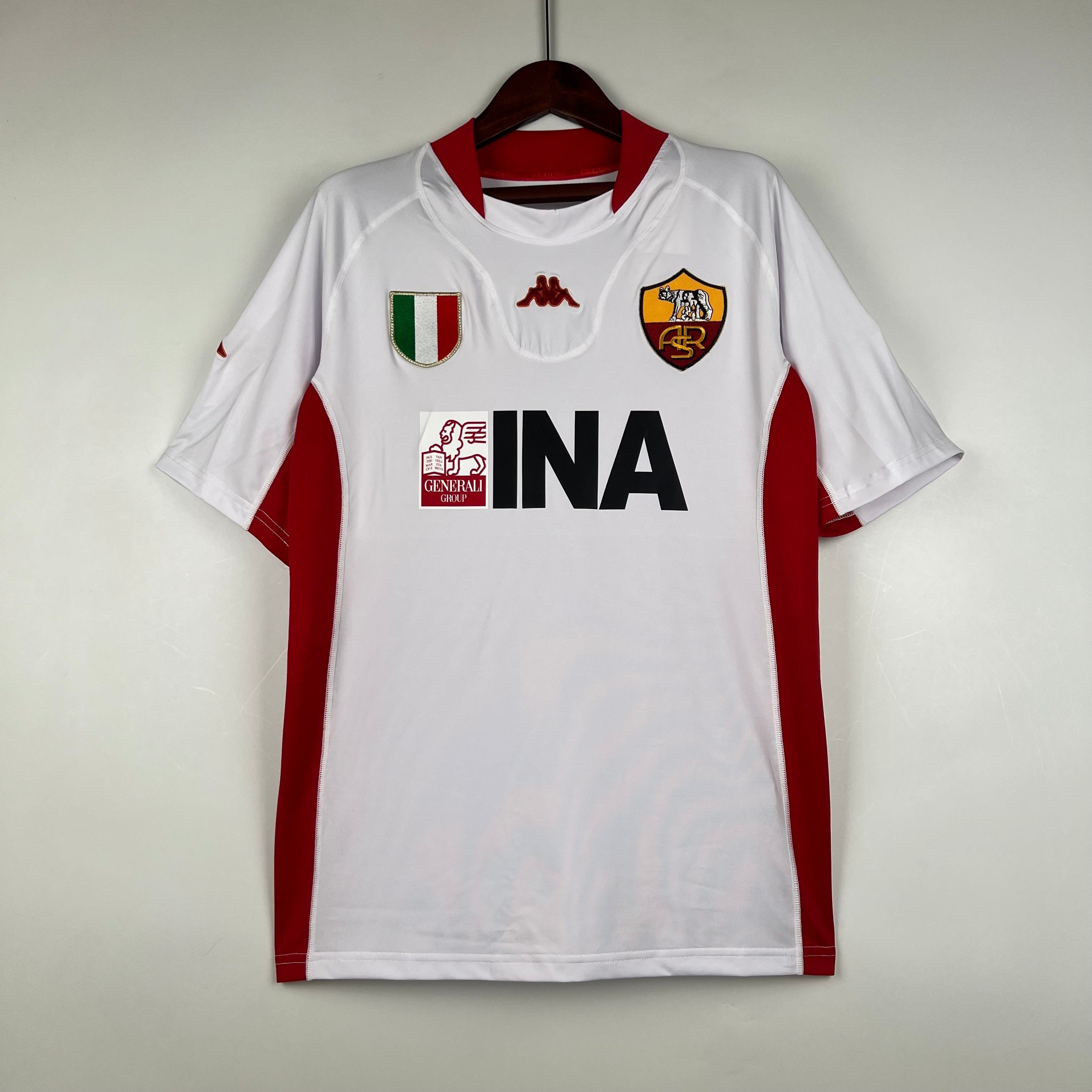 Camiseta Roma 2001-02 - Visitante - Retro