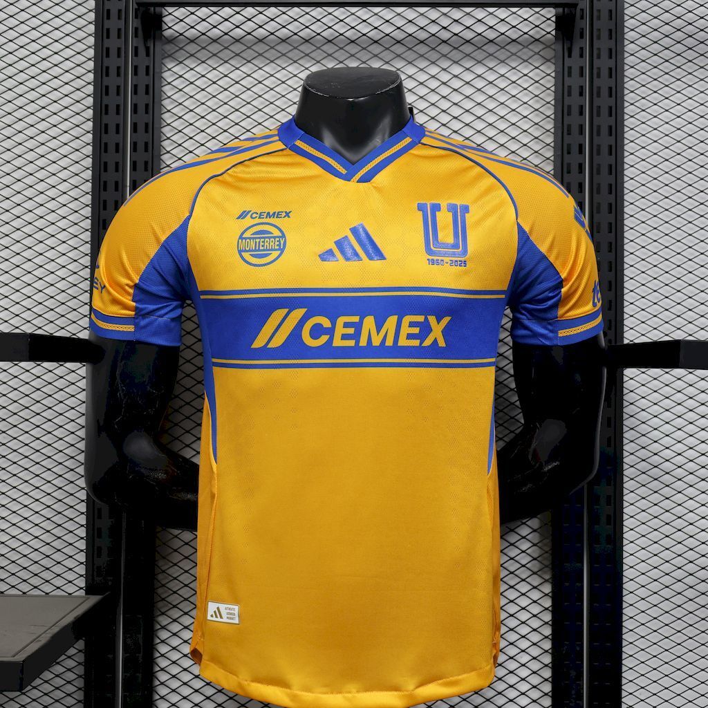 Camiseta Tigres 2025-26 Versión Jugador - Local
